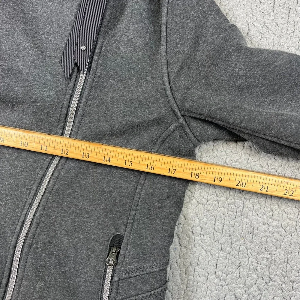 Lululemon Athletica Cozy Up Buttercup Jacket‎ Womens Size 4 Gray Sherpa Lined